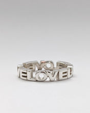 Load image into Gallery viewer, LOVE ring in silver
