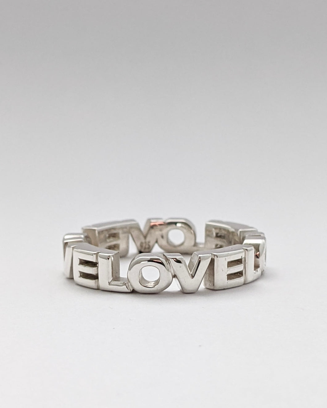 LOVE ring in silver