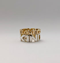 Load image into Gallery viewer, LOVE ring in 14k yellow gold
